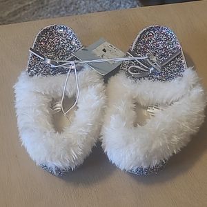 Sparkle purle shoes house slides